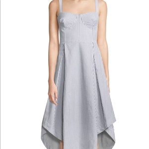 Kendall + Kylie seeesucker bustier dress